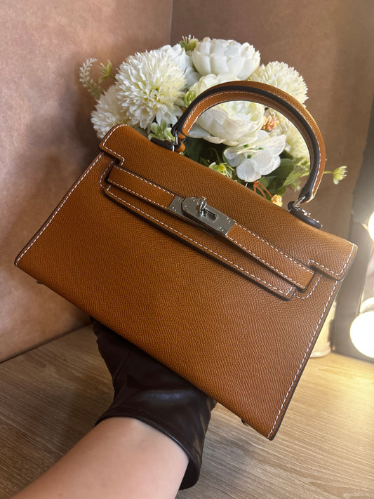 Sac charmés camel