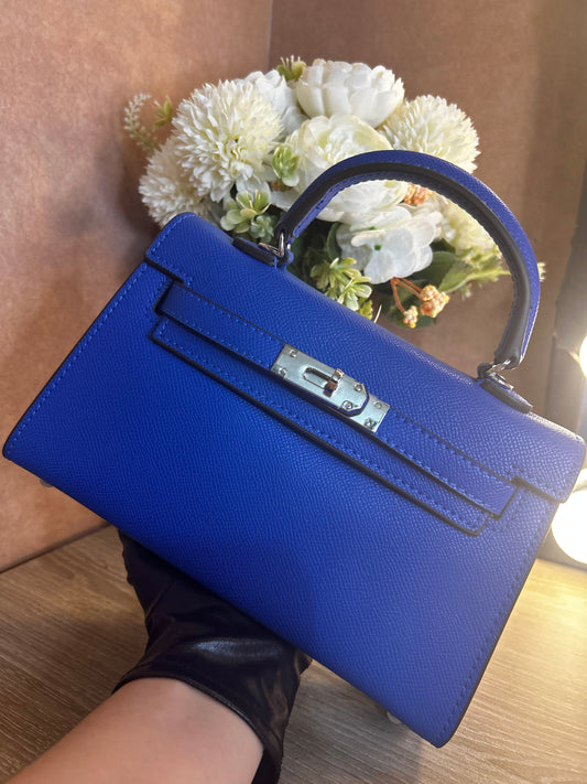 Sac charmès bleu électrique